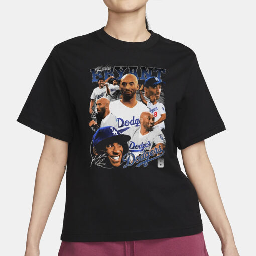 Black Mamba T-Shirt Dodgers Lakers1