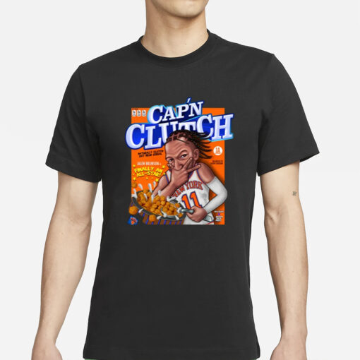 Bocker Backpages Cap’N Clutch Naturally Clutch Oat Brun Cereal Jalen Brunson T-Shirt