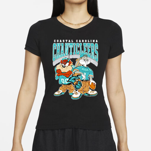 Bugs Bunny And Taz Coastal Carolina Chanticleers T-Shirts