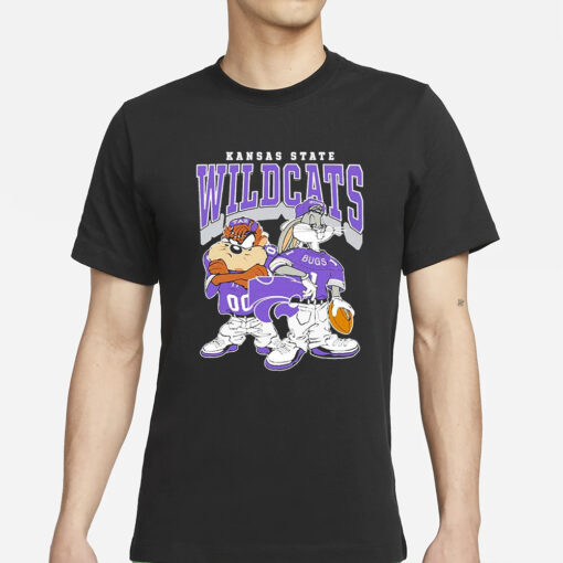 Bugs Bunny And Taz Kansas State Wildcats T-Shirt