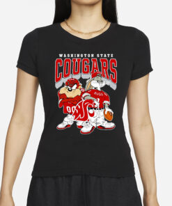 Bugs Bunny And Taz Washington State Cougars T-Shirt