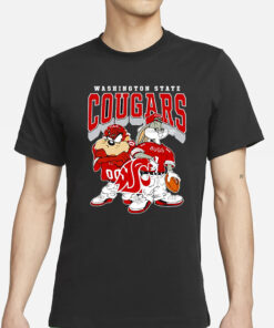 Bugs Bunny And Taz Washington State Cougars T-Shirts