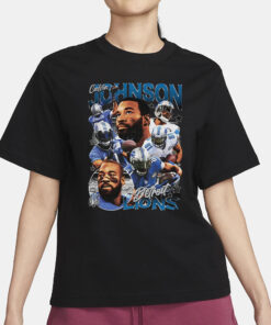 Calvin Johnson T-Shirt Detroit Lions Football3