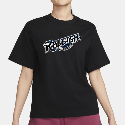 Carolinapro Checkered Flag Raleigh Ice Caps T-Shirt3