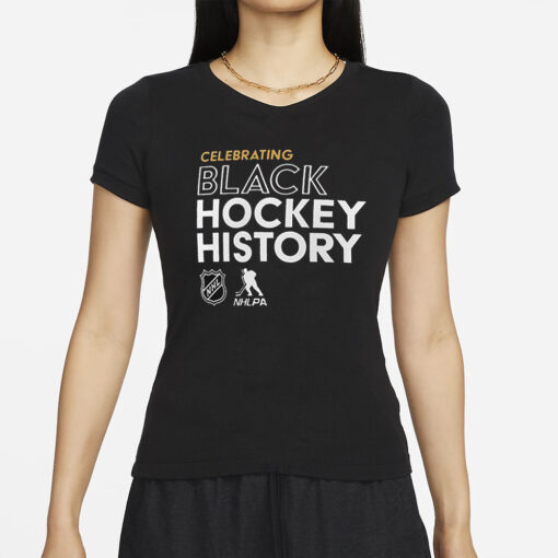 Celebrating Black Hockey History Month T-Shirts