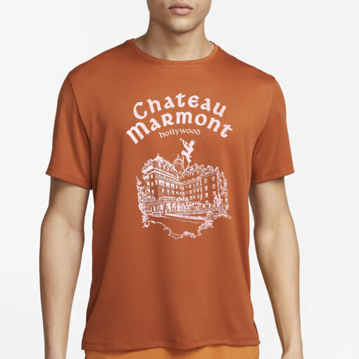 Chateau Marmont Heather Burgundy T-Shirt