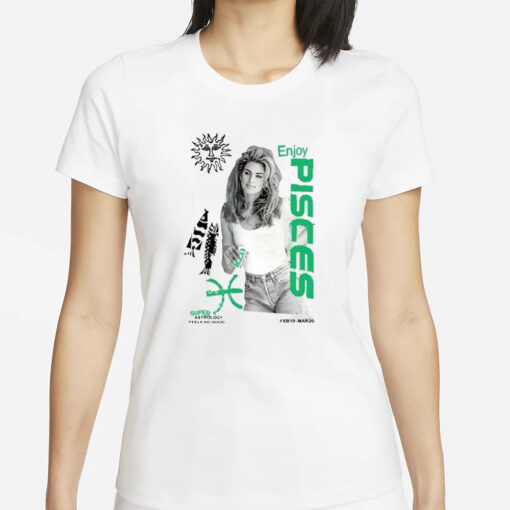 Cindy Crawford Enjoy Super Pisces T-Shirt