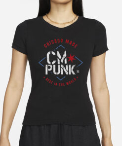 Cm Punk 500 Level Chicago Made T Shirt