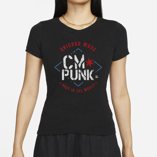 Cm Punk 500 Level Chicago Made T Shirt