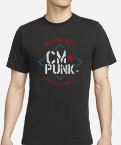 Cm Punk 500 Level Chicago Made T Shirts