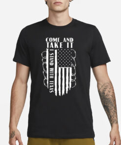 Come And Take It Patriotic Conservative Razor Wire Border T-Shirt3