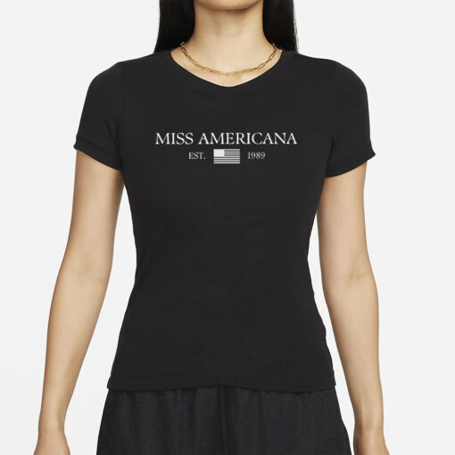 Corneliastreetshirts Miss Americana Minimalist Est 1989 T-Shirt