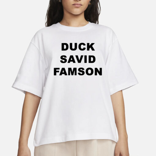 Dan Le Batard Show With Stugotz Duck Savid Famson T-Shirt