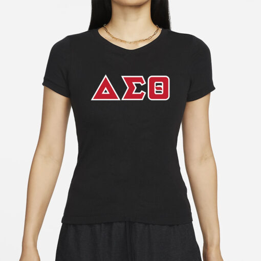 Delta Sigma Theta 3 Greek Letter T-Shirt