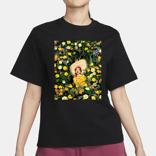 Dragqueen Plasma Flowers T-Shirt3