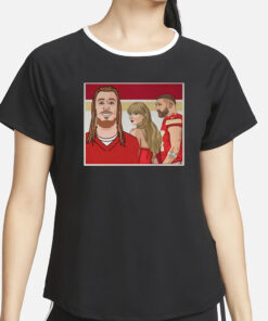 George Kittle’s Travis Kelce Taylor T-Shirt2