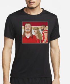 George Kittle’s Travis Kelce Taylor T-Shirt4