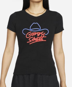 George Strait 2023 Neon Hat Tour T-Shirts