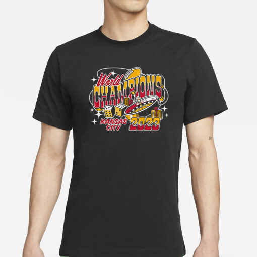 Kc Football World Champs Casino T-Shirts