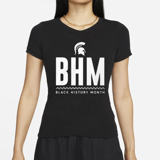 Michigan State Women’s Basketball Black History Month Bhm T-Shirts