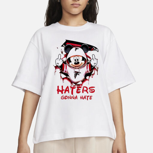 Mickey Mouse Atlanta Falcons Haters Gonna Hate T-Shirt