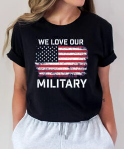 Nikki Haley President 2024 we Love Our Military T-Shirt5