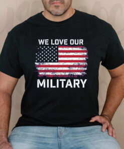 Nikki Haley President 2024 we Love Our Military T-Shirt6