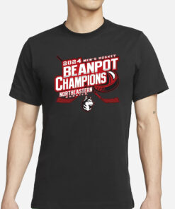 Northeastern Huskies 2024 Beanpot Men’s Hockey Tournament Champions T Shirt