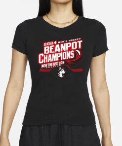 Northeastern Huskies 2024 Beanpot Men’s Hockey Tournament Champions T Shirts