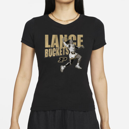 PURDUE BASKETBALL LANCE JONES BUCKETS T-SHIRT