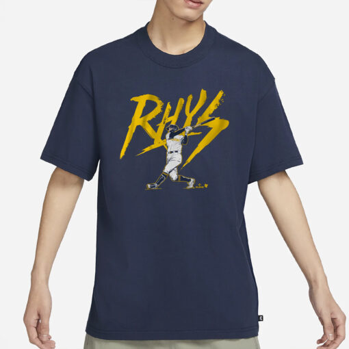 RHYS HOSKINS RHYS LIGHTNING MILWAUKEE T-SHIRT