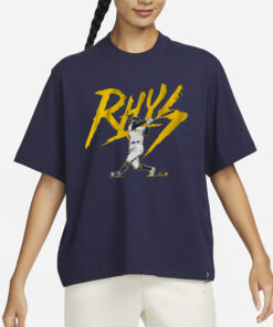 RHYS HOSKINS RHYS LIGHTNING MILWAUKEE T-SHIRTS