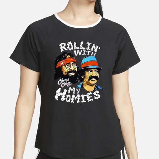 Rollin With My Homies Cheech Chong T Shirt4