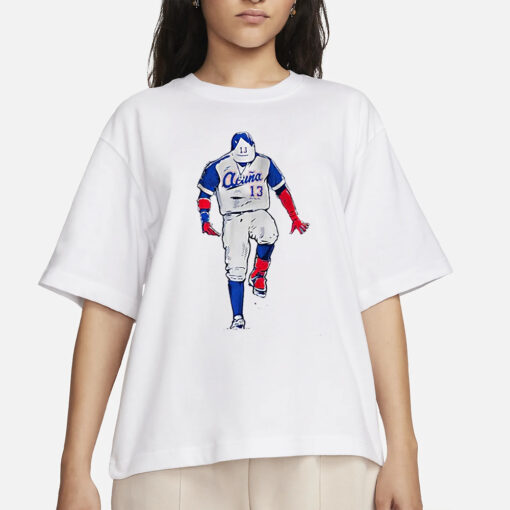 Ronald Acuna Jr Superstar Pose T-Shirts