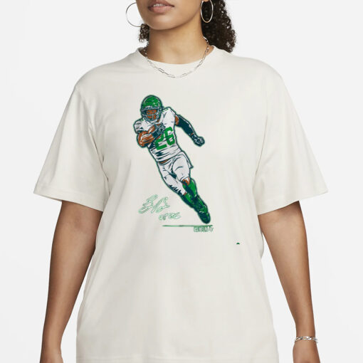 SAQUON BARKLEY SUPERSTAR POSE PHILLY T-SHIRT3