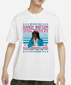 Shannon Sharpe Wearing Randy Watson Sexual Chocolate T-Shirts