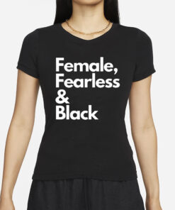 Sheryl Swoopes Female Fearless Black T-Shirt