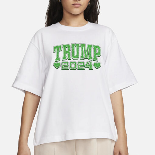 St. Patricks Day Themed Trump 2021 T-Shirts