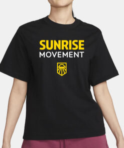 Sunrise Movement Good Job Livable Future Green New Deal T-Shirt2