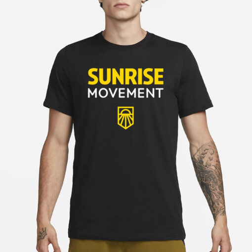 Sunrise Movement Good Job Livable Future Green New Deal T-Shirt5