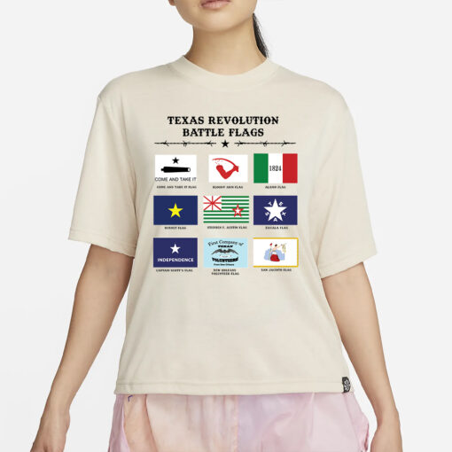 TEXAS REVOLUTION FLAGS T-SHIRT2