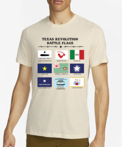 TEXAS REVOLUTION FLAGS T-SHIRT4