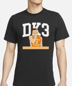 Tennessee Basketball Dalton Knecht Dk3 Signature T-Shirt