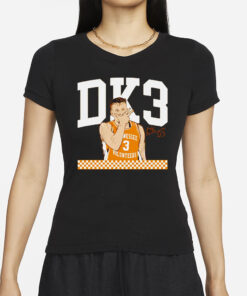 Tennessee Basketball Dalton Knecht Dk3 Signature T-Shirts