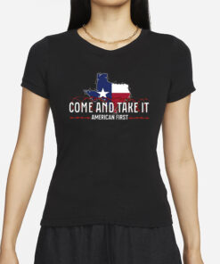 Texas Come And Take It American First Border Razor Wire T-Shirt