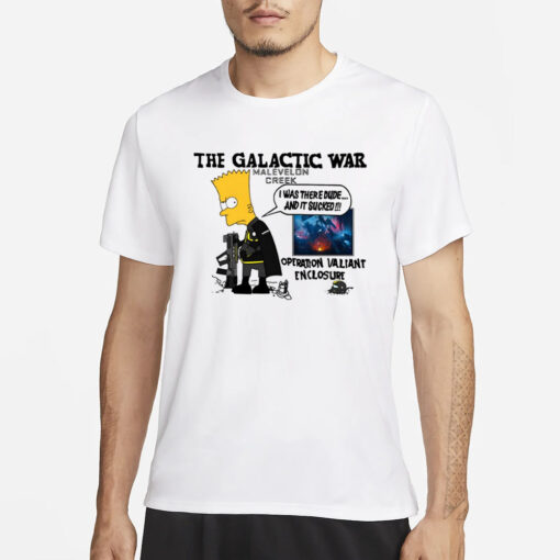 The Galactic War Malevelon Greek I Was There Dude And It Sucked Operation Valiant Enclosure T-Shirt5