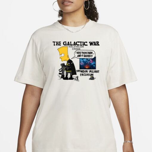 The Galactic War Malevelon Greek I Was There Dude And It Sucked Operation Valiant Enclosure T-Shirts