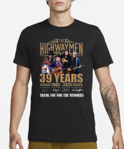 The Highwaymen 39 Years 1985 – 2024 Thank You For The Memories T Shirt3