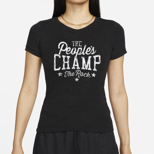 The Rock The People’s Champ T-Shirts