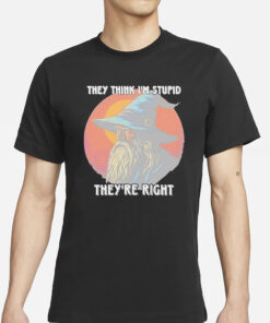 They Think Im Stupid Theyre Right T-Shirt